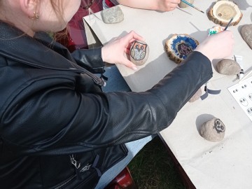 Piknik dla uchodźców z Ukrainy 30 kwietnia 2022r. GPCKiE w Plichtowie, 